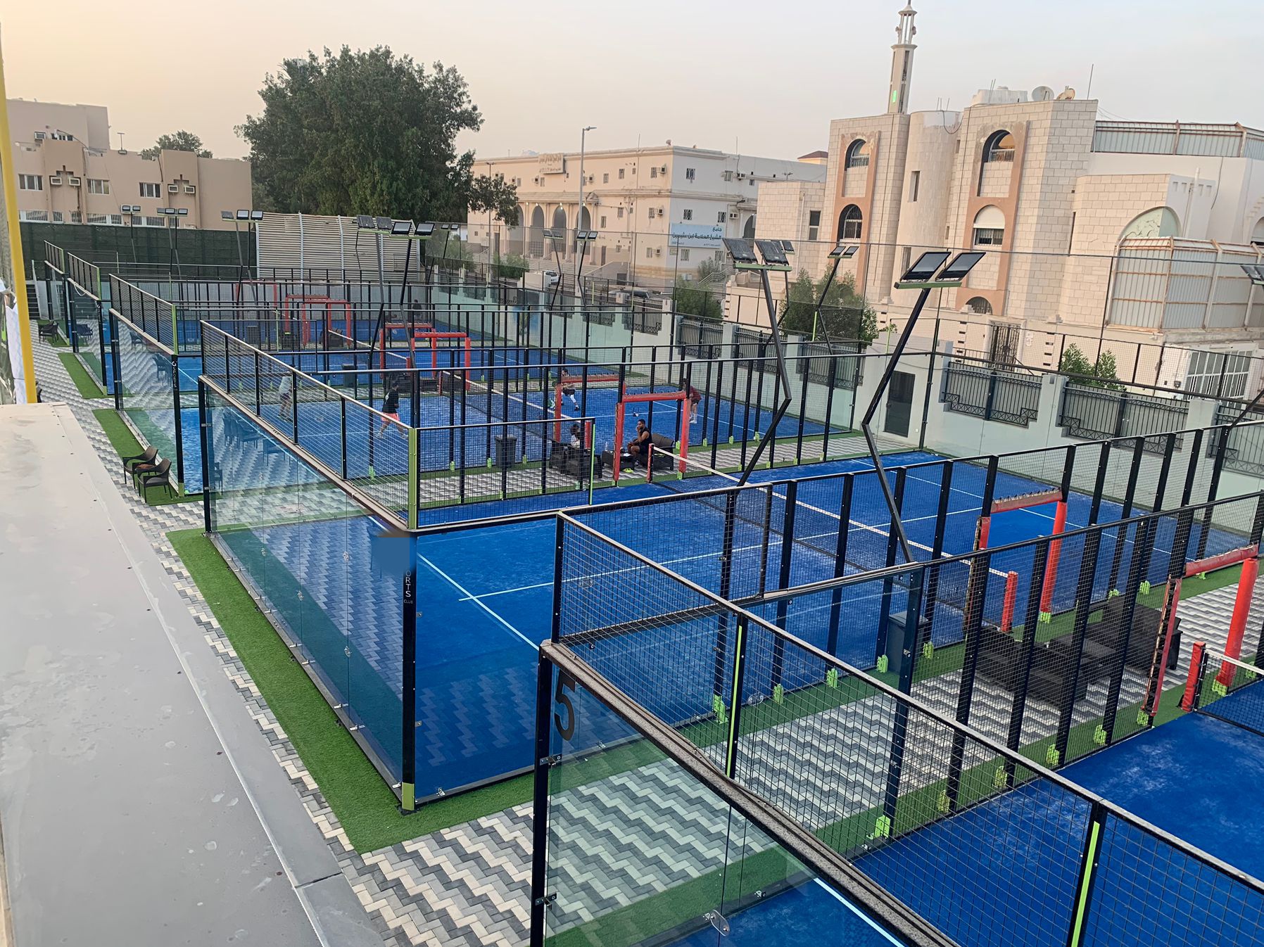 Saudi Padel Non infill Grass Projet   