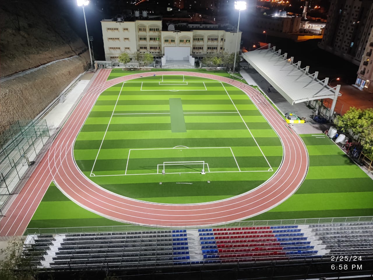 Oman Non-S7 Non infill Footbal Grass Pro
